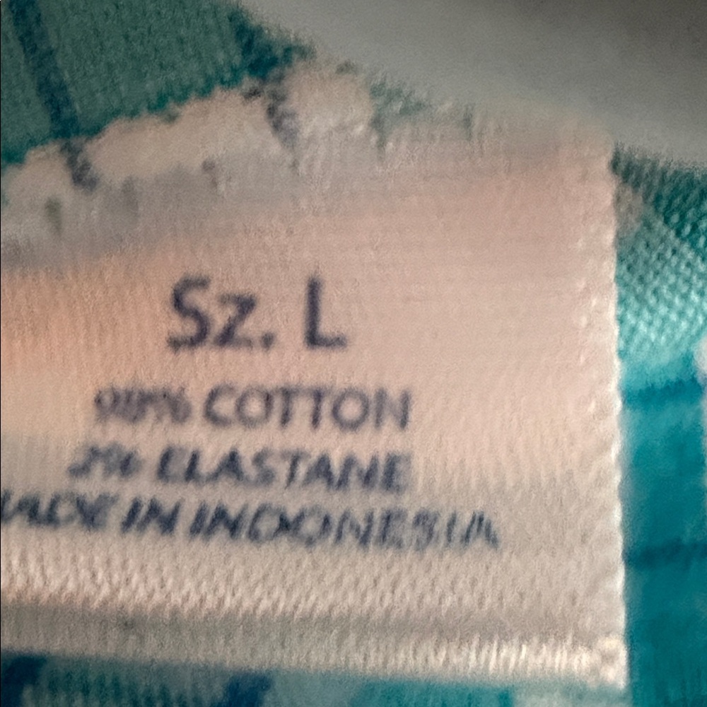 Southern Tide Teal & White Plaid Button-Down Shirt - Picture 4 of 6